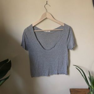 UO loose semi-cropped tee